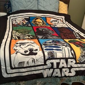 Disney Star Wars Stormtrooper Bedding Set - Blue and Black